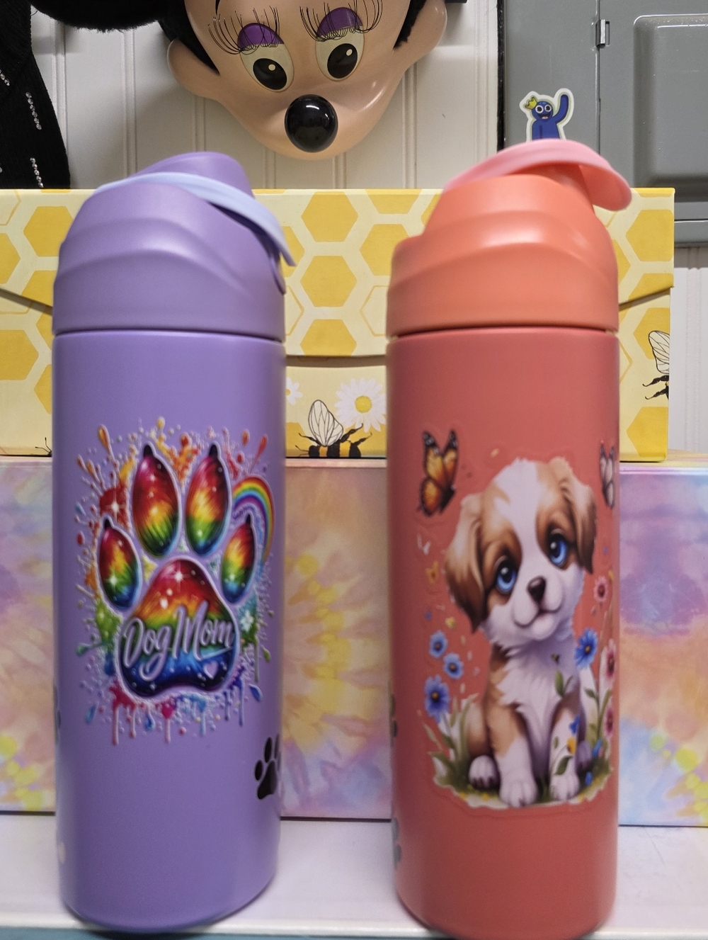2 Hand Crafted Steel Vacumn Tumblers